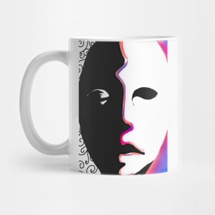 Silhouette face Mug